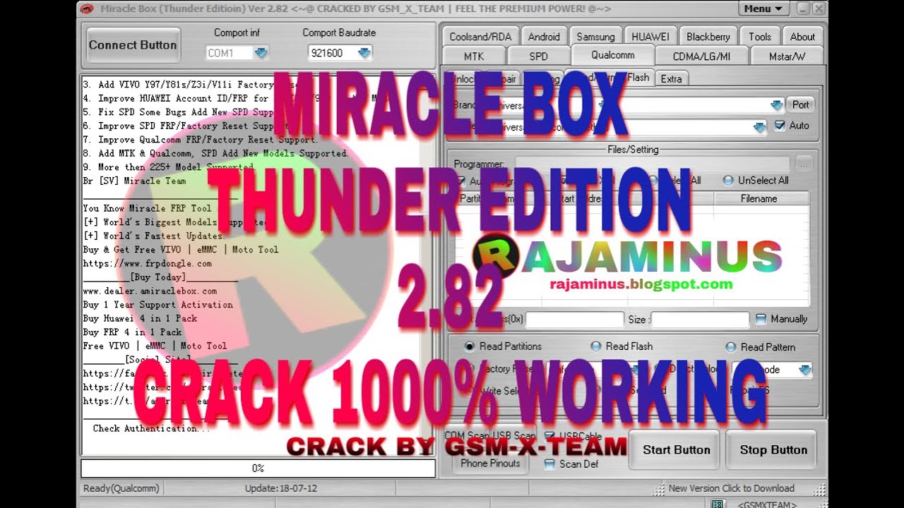 Miracle box 2.83 crack filler